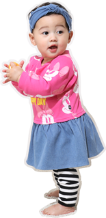 disney babydoll こども服　ベビードール