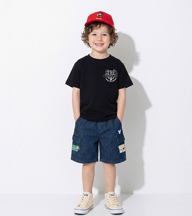 こども服　Disney バックプリントTシャツ