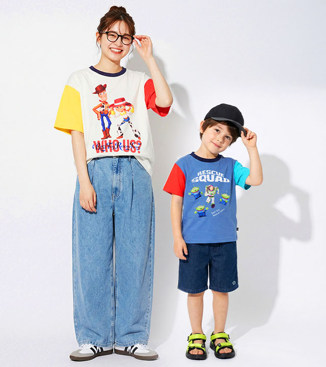 disney Toy Story クレイジー袖Tシャツ