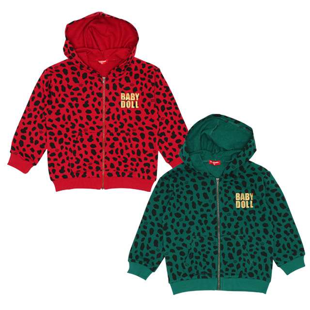 トップス　こども服　ジップパーカー