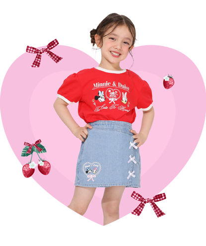 ミニーマウスTシャツ