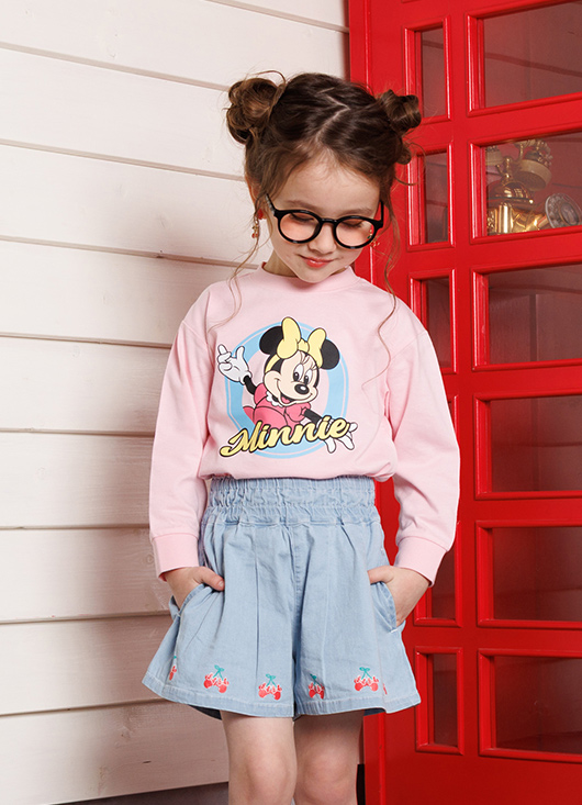 disneyミニーロンT