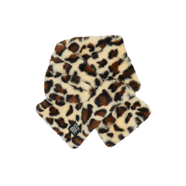 ヒョウ柄マフラー