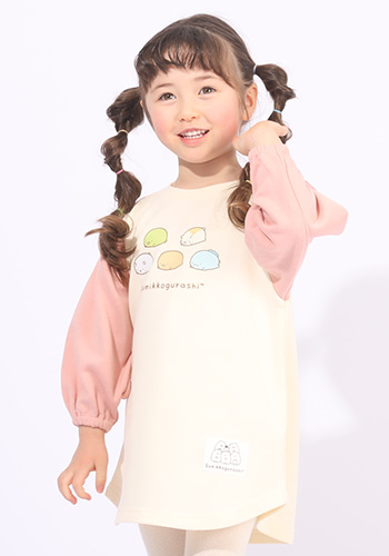 すみっコぐらし こども服　ベビー　キッズ　女の子服　ベビードール　babydoll