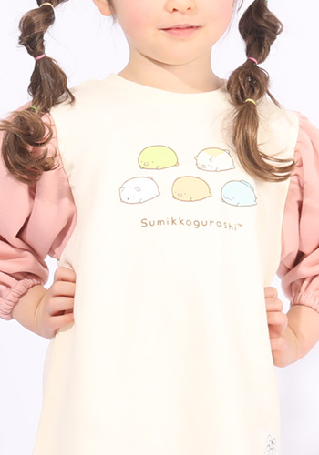 すみっコぐらし こども服　ベビー　キッズ　女の子服　ベビードール　babydoll