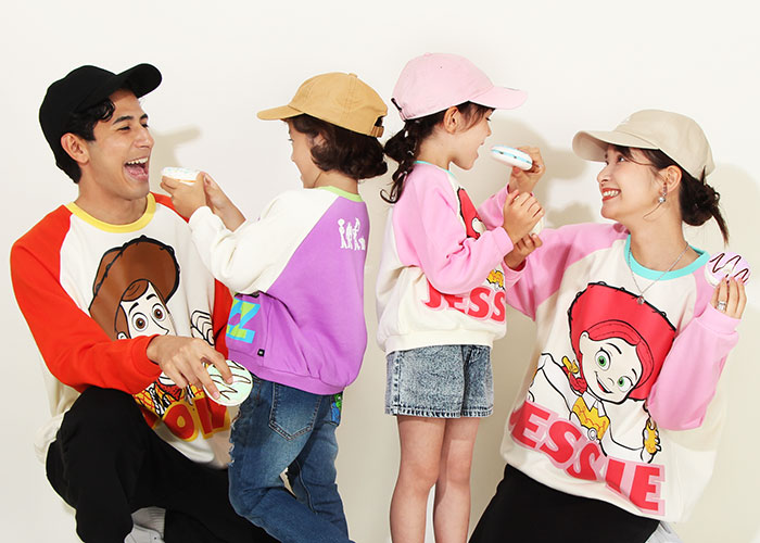 ディズニー こども服　リンクコーデ　親子コーデ