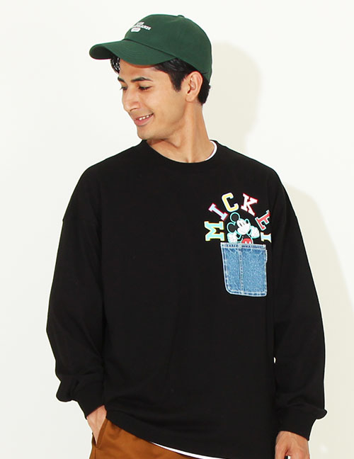 ディズニー こども服　親子コーデ　ロンT