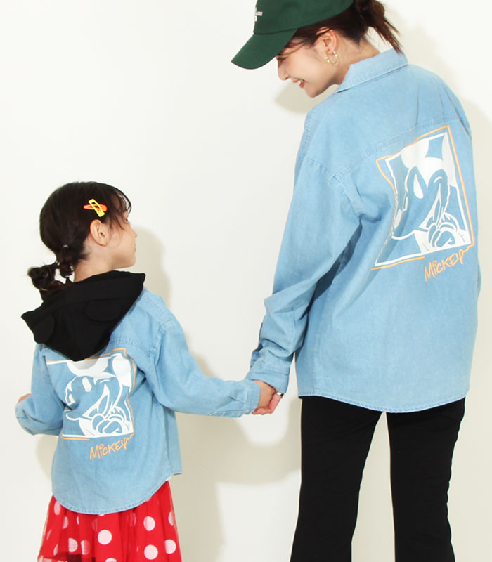 ディズニー こども服　親子コーデ　ミッキー　ミニー