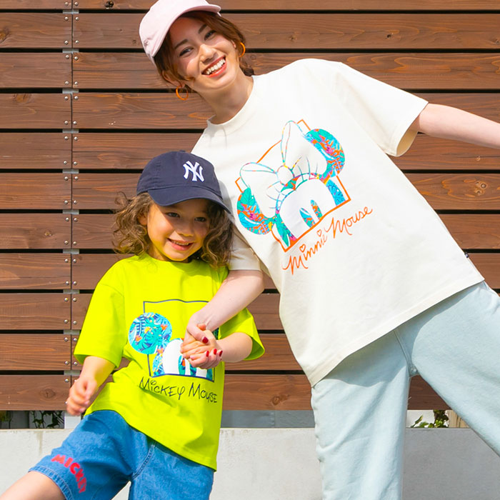 ディズニー　親子コーデ　子供服