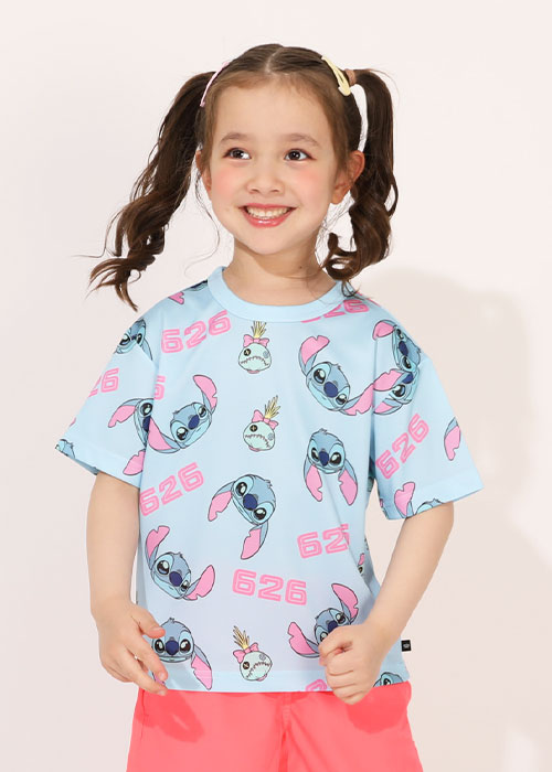 Disney キャラクター総柄Tシャツ