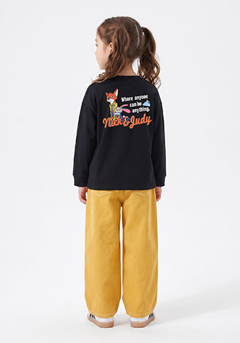 こども服　ストレッチワイドパンツ