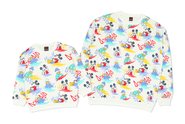 ディズニー こども服 親子コーデ ミッキー ミニー トレーナー