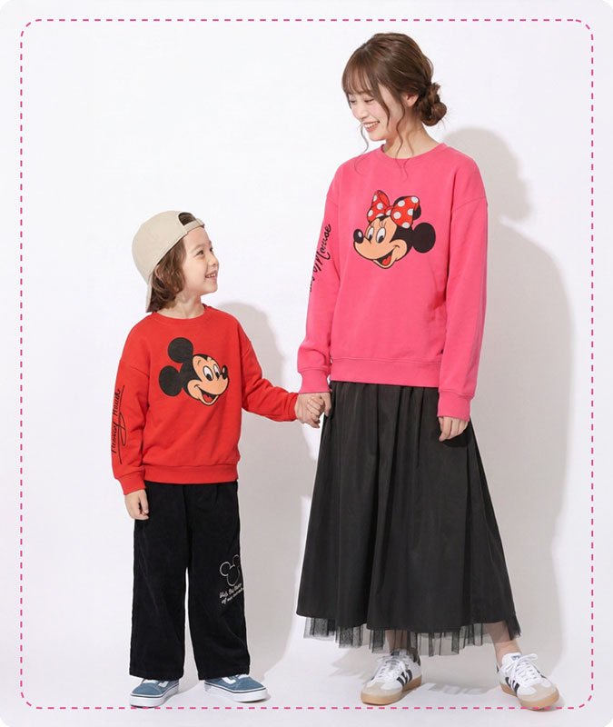 こども服　Disney BIGフェイストレーナー