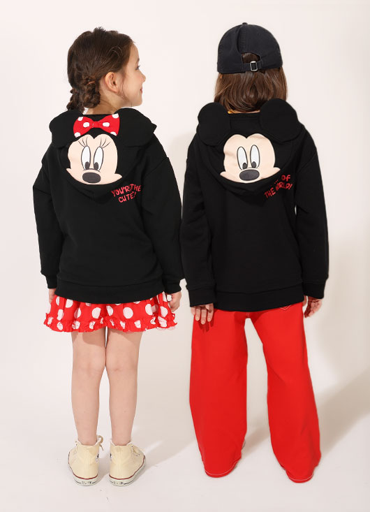 Disney 耳付きジップパーカー