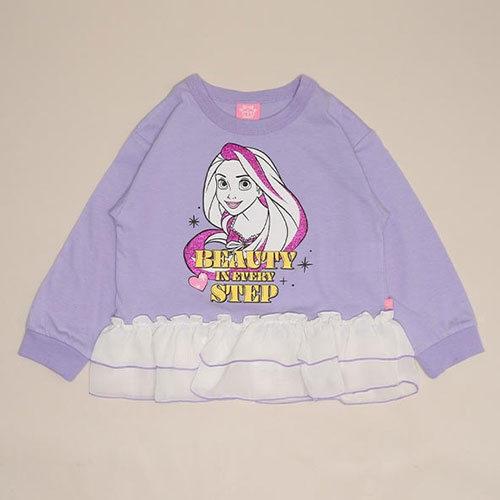 Disney プリンセスチュール袖ロンT