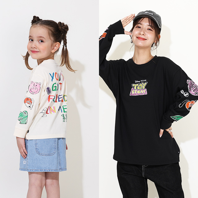 ディズニー　親子コーデ　子供服