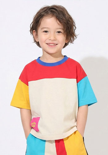 クレイジーカラーTシャツ