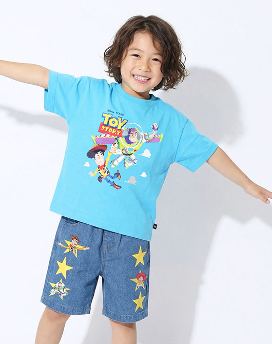 トイストーリー ドットキャラクターTシャツ