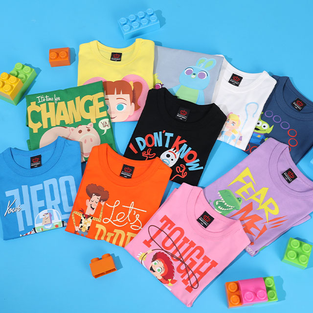 トイストーリー キャラクターTシャツ