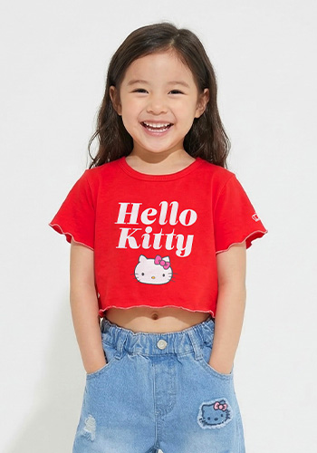 サンリオ メロウクロップドTシャツ