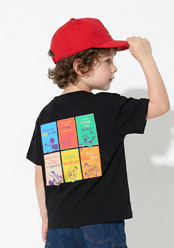 親子お揃い ディズニー バックプリントTシャツ