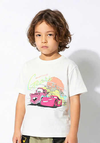親子お揃い ディズニー カーズ サーフ風Tシャツ
