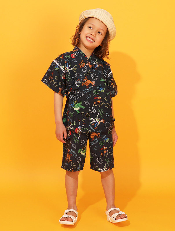 こども服 トイストーリー 甚平上下2点セット